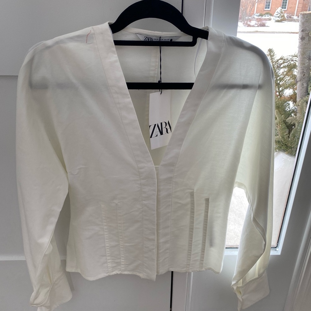 NWT ZARA button shirt